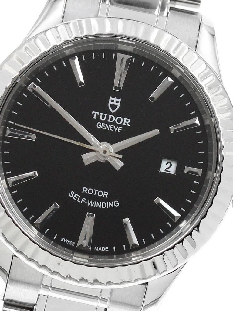 Tudor Style 12110 Date Black Dial Automatic Ladies Watch942633